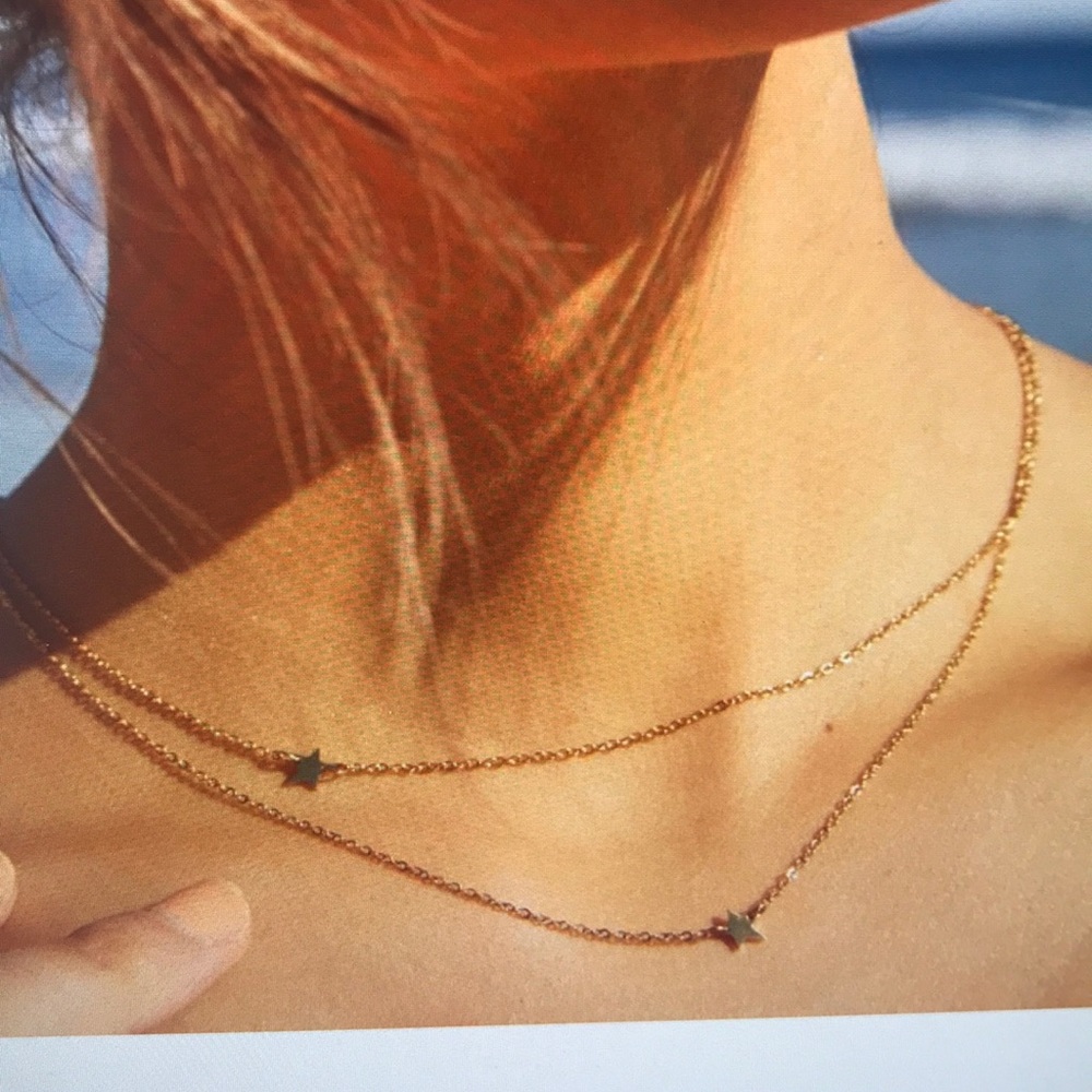 Jennifer Zeuner Star Double Necklace